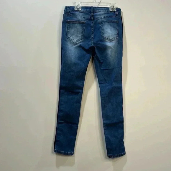 Roma Studio Juniors Distressed Five Pocket Jeans Size 5 - Picture 6 of 9